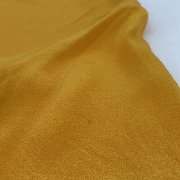 Vintage Sophisticates by Jonathan Martin Silk Top Womens Size M Yellow 90s - Picture 6 of 6